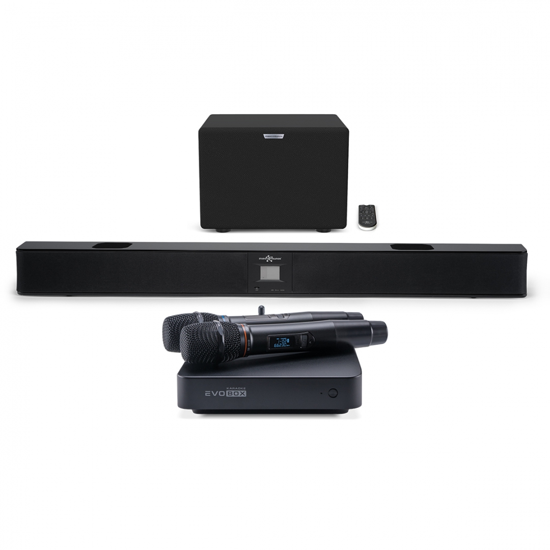 караоке-комплект EVOBOX Plus + EvoSound Bar (саундбар с караоке) в Щелково
