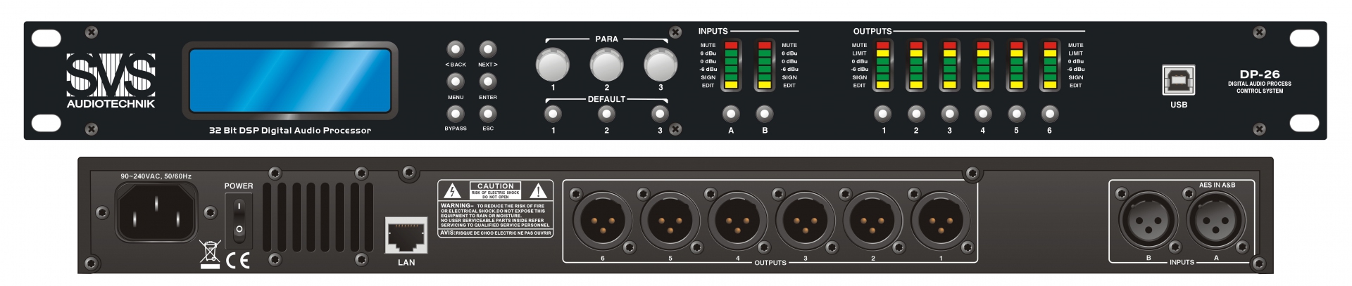SVS Audiotechnik DP-26 Цифровой процессор: 2 входа 6 выходов в Щелково