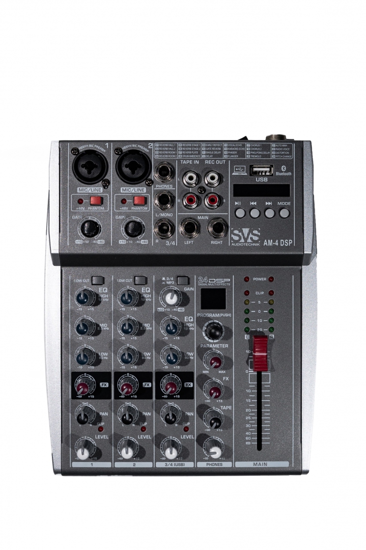 SVS Audiotechnik mixers AM-4 DSP Аналоговый микшерный пульт, 4-канала в Щелково