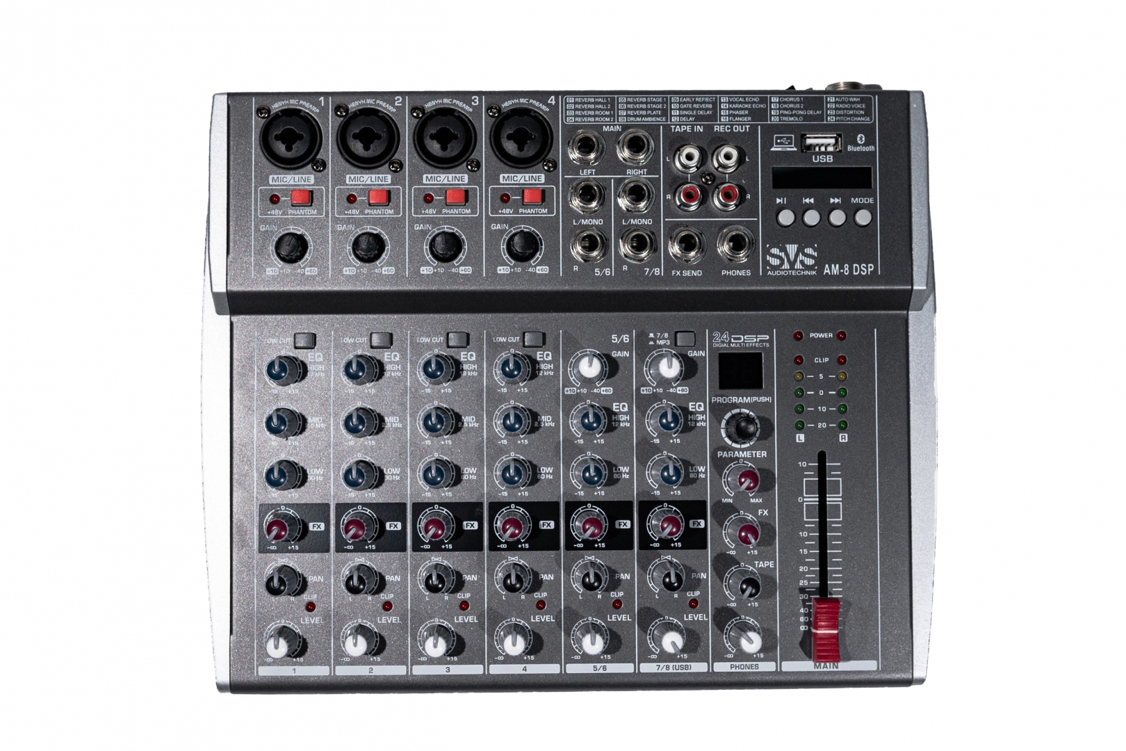 SVS Audiotechnik mixers AM-8 DSP Микшерный пульт аналоговый, 8-канальный в Щелково